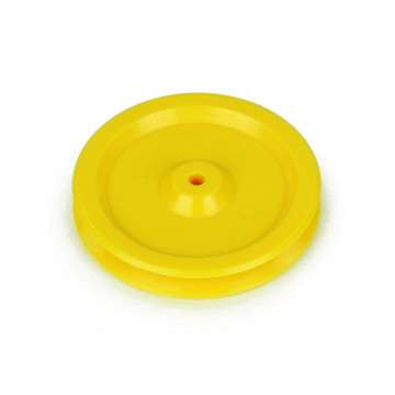 Rolle, Kunststoff gelb, D=50 mm