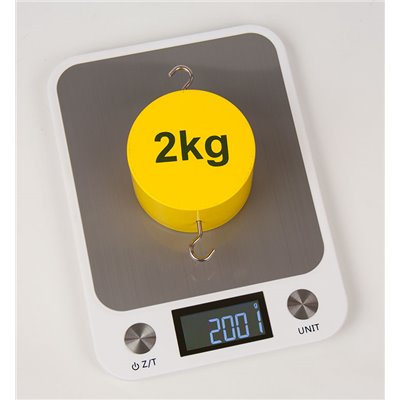 Digitalwaage, 15 kg/1 g, mit Netzgerät