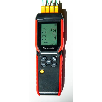 Thermometer digital, mit 4 Sensoren, Bluetooth