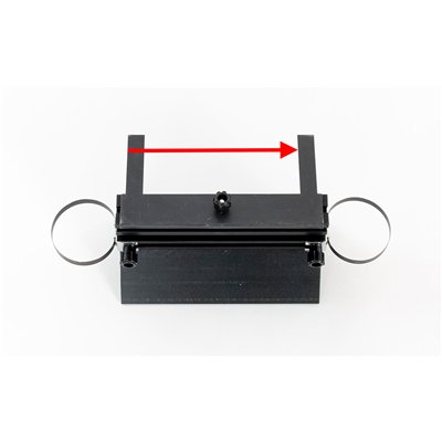Blende für Schlitten, Distanz  30 mm